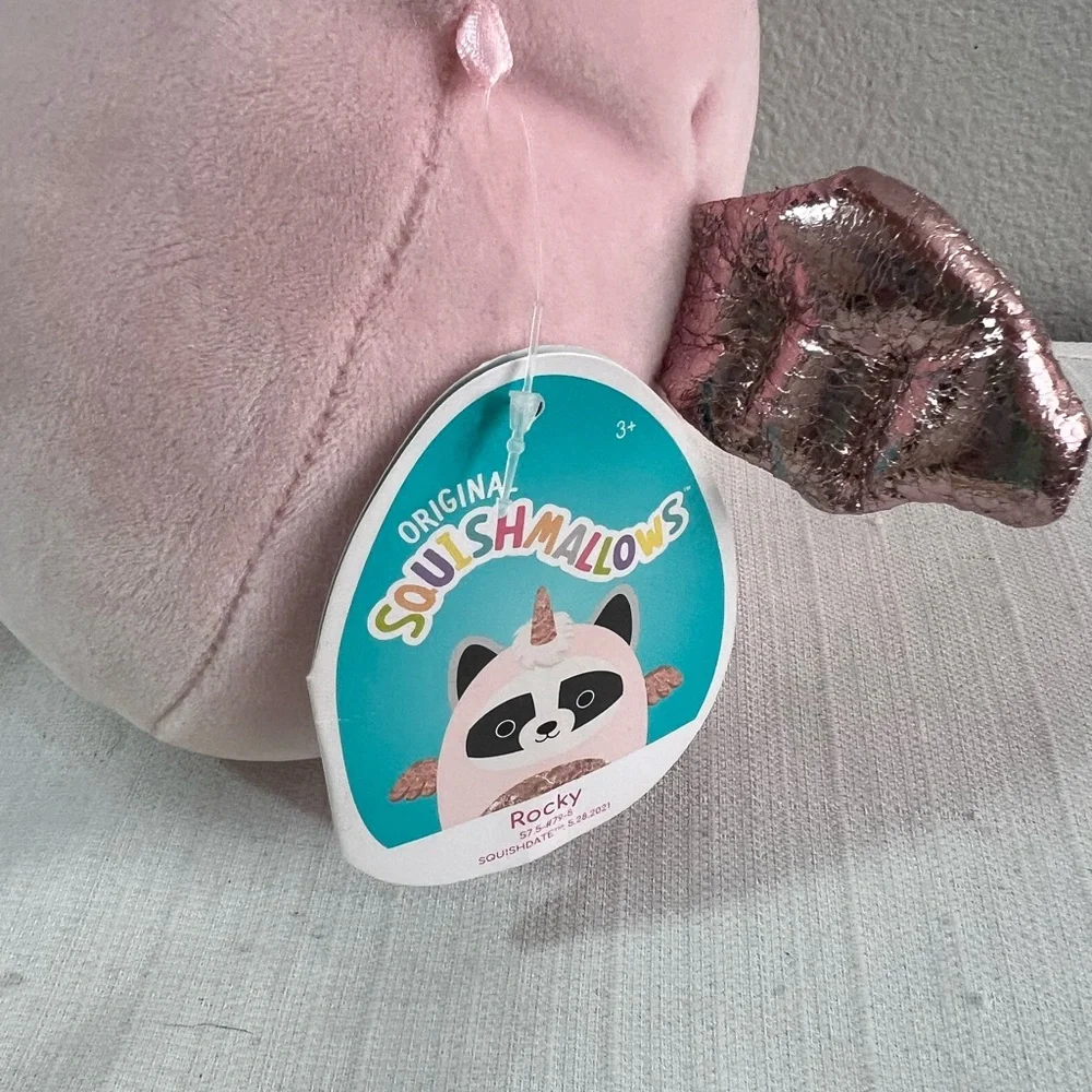 Rocky raccoon squishmallow 8‎ in